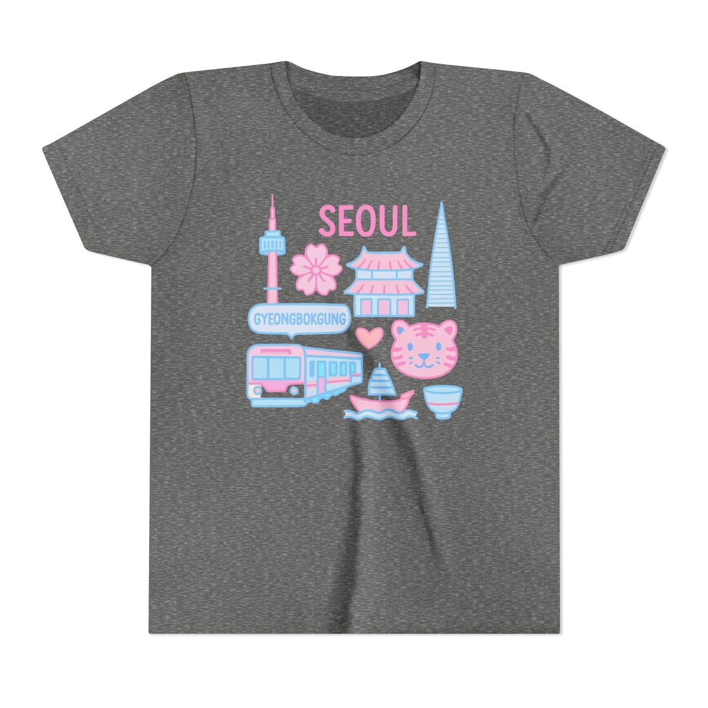 Youth Tee Seoul Korean Travel Shirt
