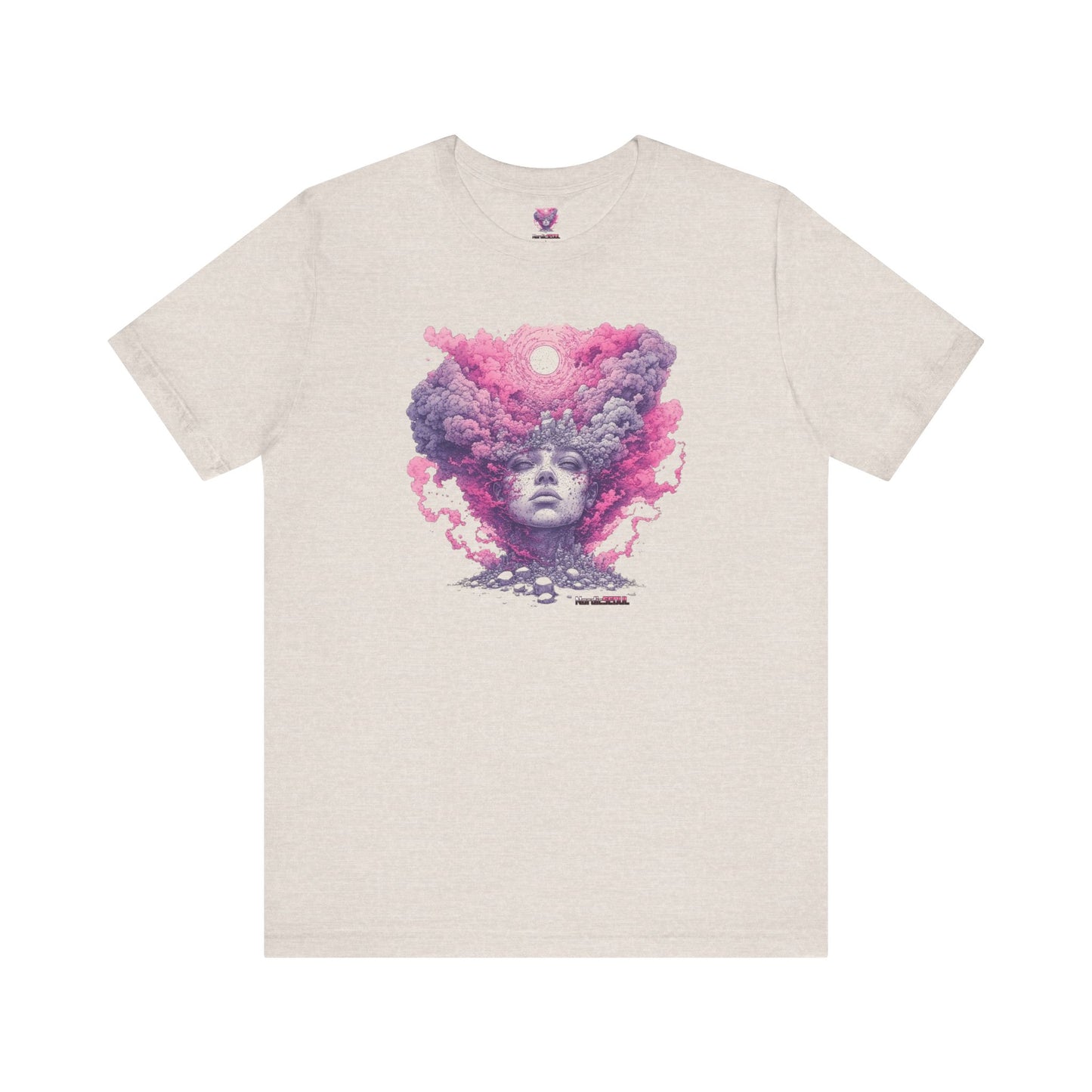 Dreamy Cosmic Graphic Tee - Unisex Tee, Festival Fashion, Bohemian Style, Unique Art Shirt, Gift for Space Lovers