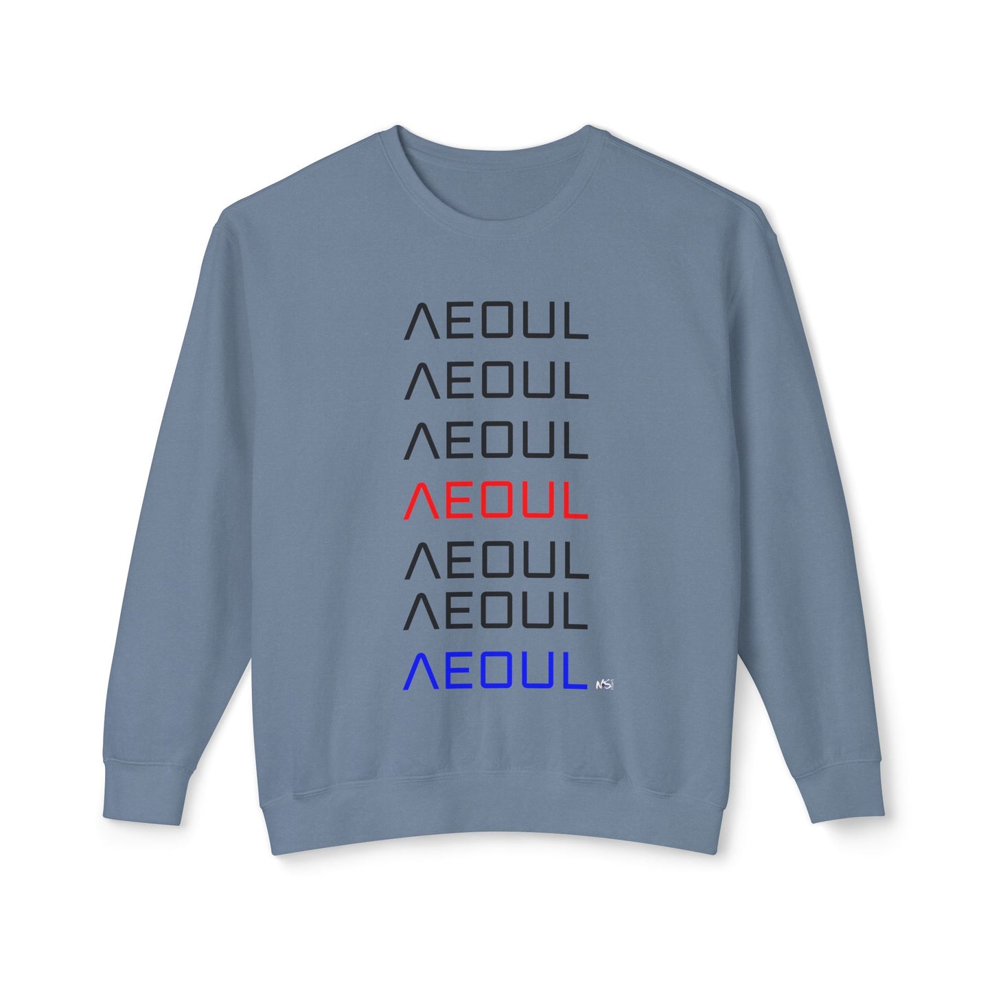 Seoul-Korean American Font Modern Minimalist Sweatshirt Crewneck