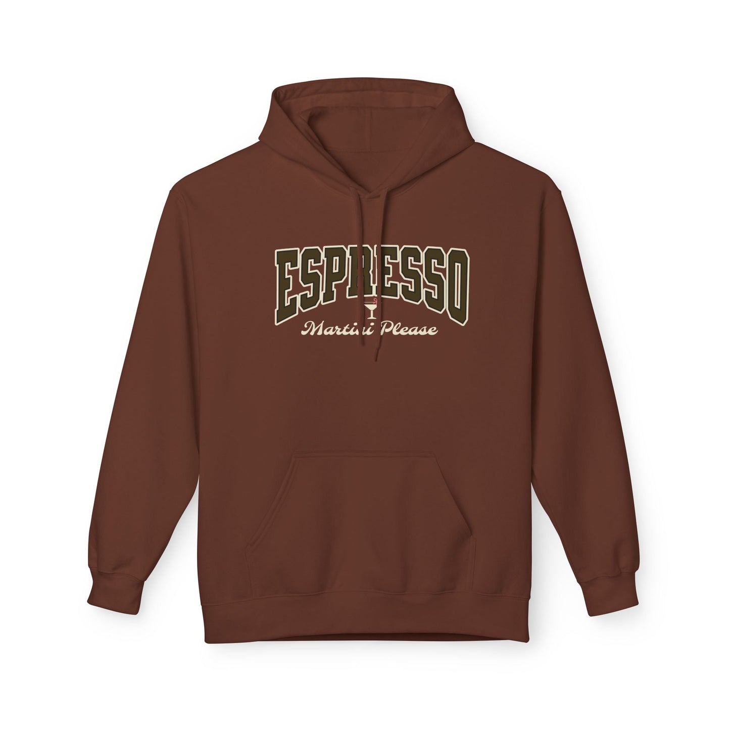 Espresso Martini Hoodie Design, Cute Bow, Martini Glass Printify Hoodie Nordic Seoul Designs LLC