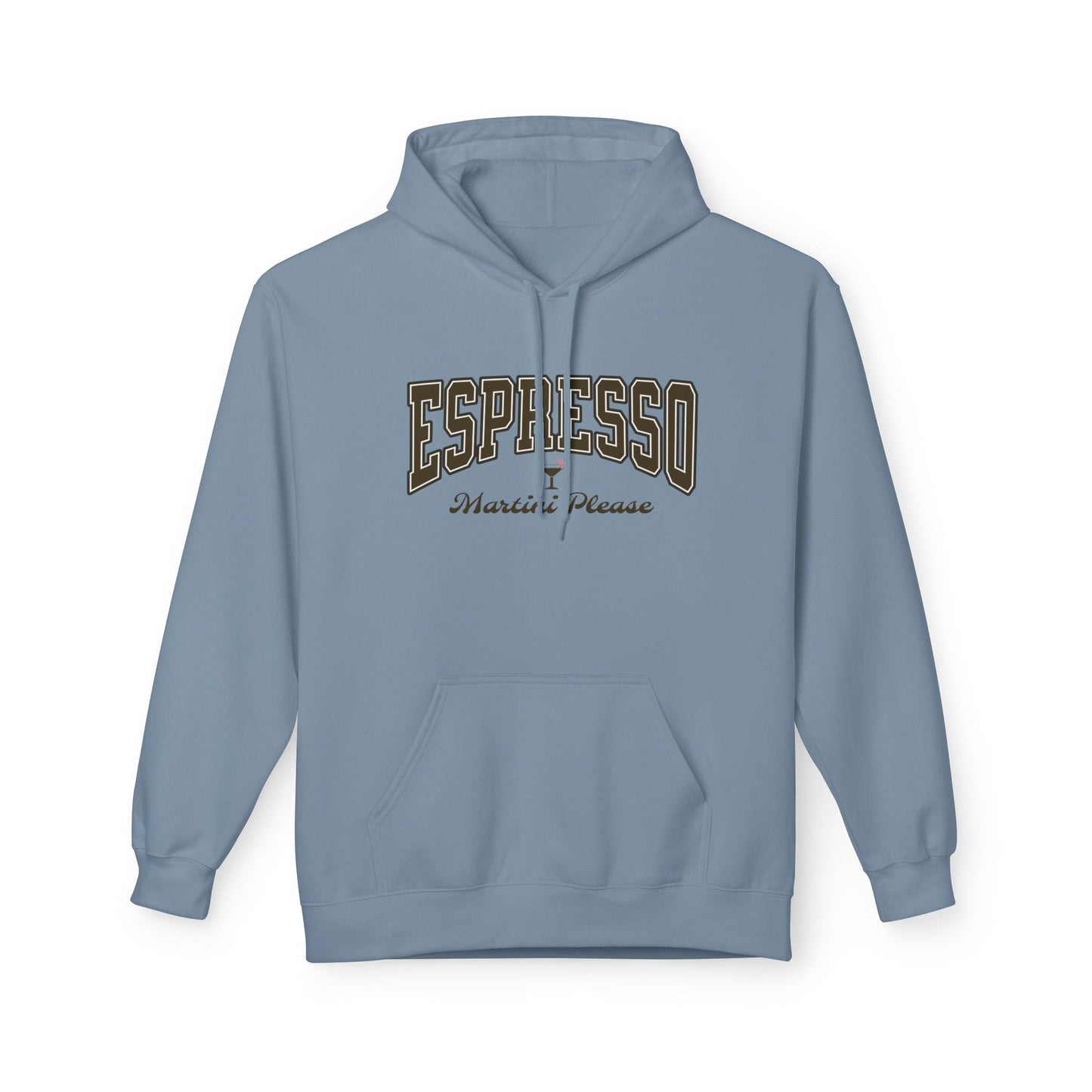 Espresso Martini Hoodie Design, Cute Bow, Martini Glass Printify Hoodie Nordic Seoul Designs LLC