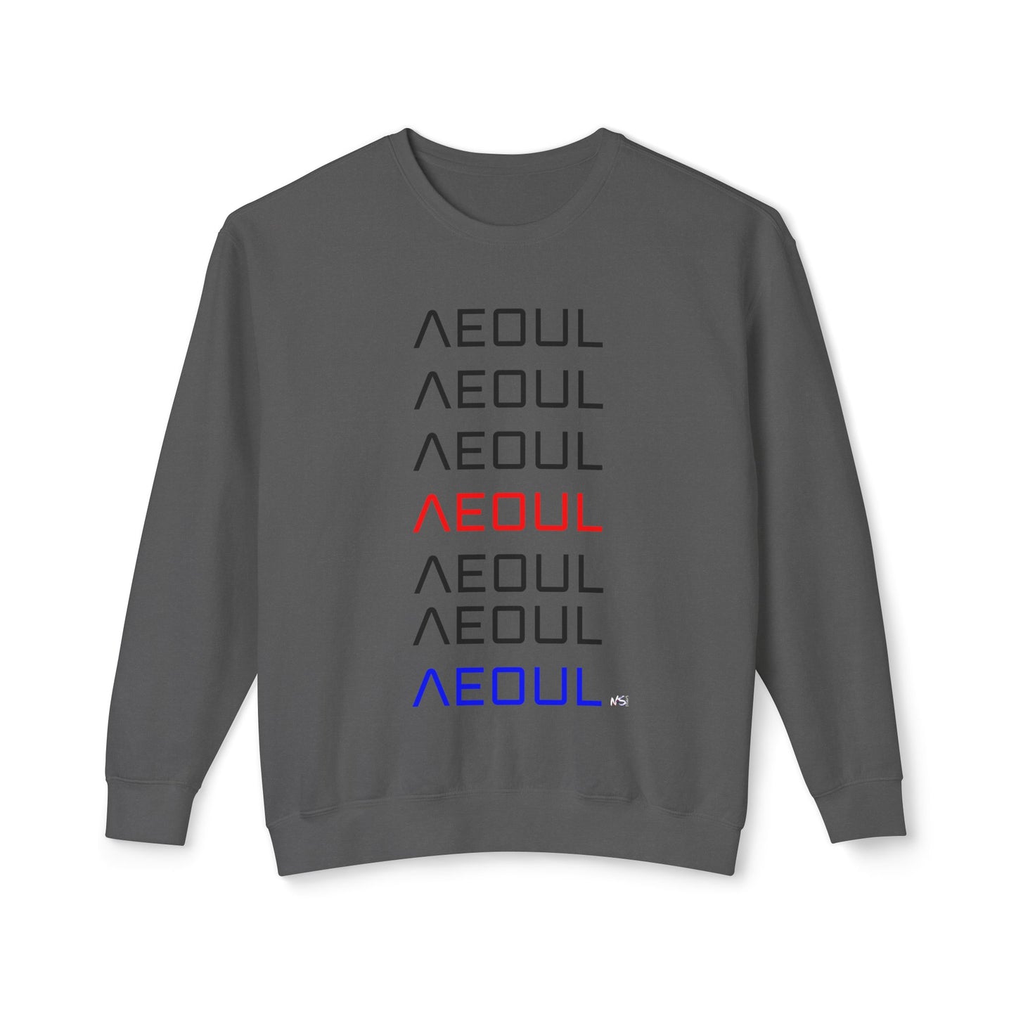 Seoul-Korean American Font Modern Minimalist Sweatshirt Crewneck