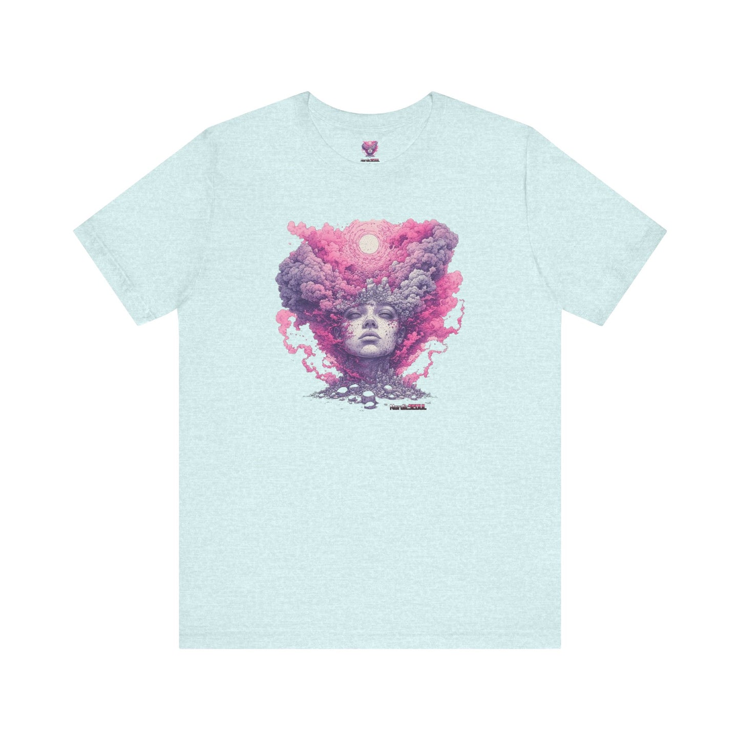 Dreamy Cosmic Graphic Tee - Unisex Tee, Festival Fashion, Bohemian Style, Unique Art Shirt, Gift for Space Lovers