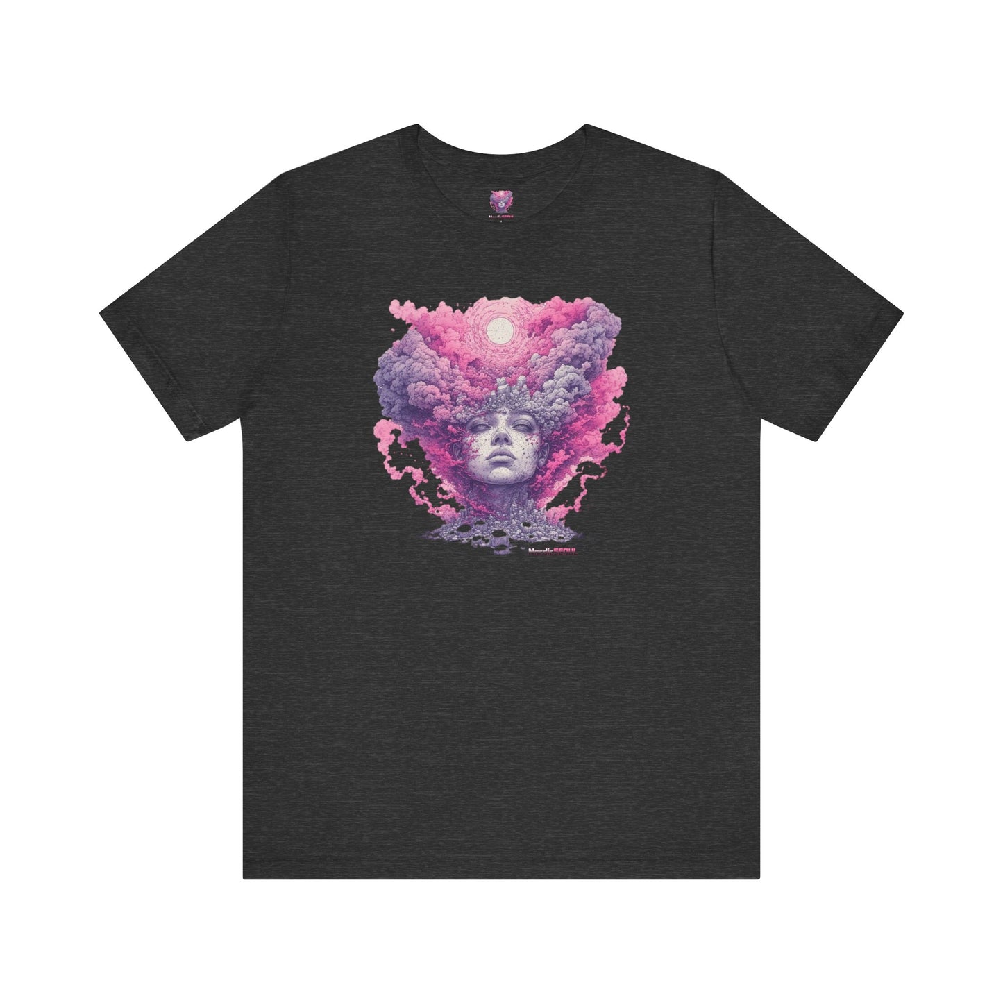 Dreamy Cosmic Graphic Tee - Unisex Tee, Festival Fashion, Bohemian Style, Unique Art Shirt, Gift for Space Lovers