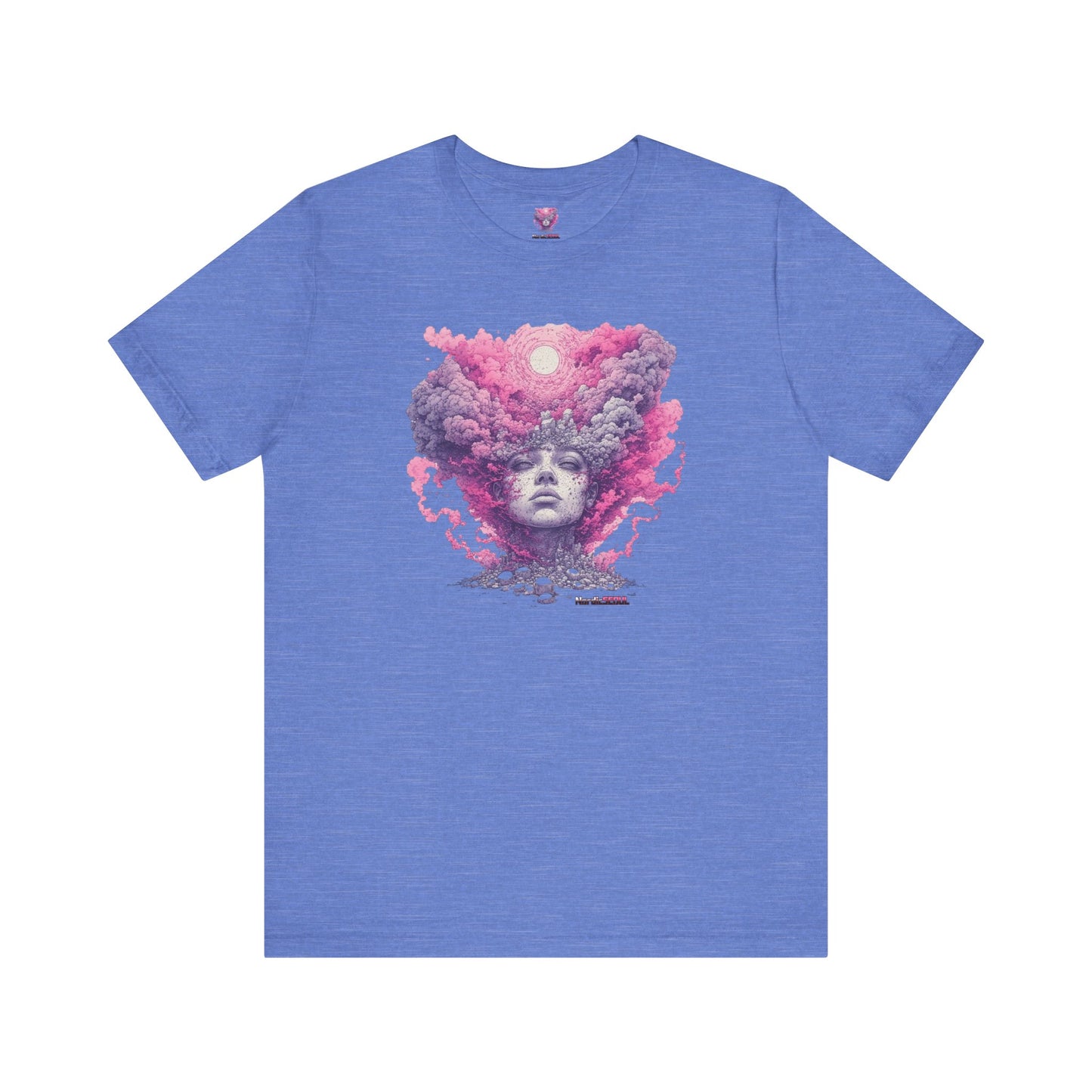 Dreamy Cosmic Graphic Tee - Unisex Tee, Festival Fashion, Bohemian Style, Unique Art Shirt, Gift for Space Lovers