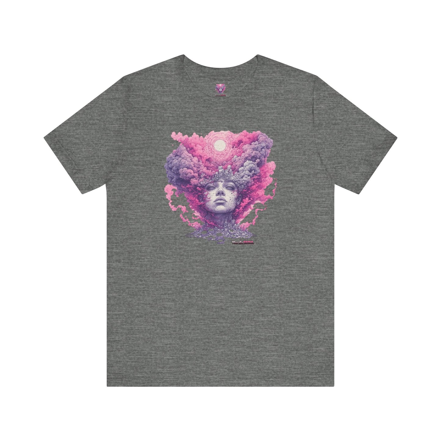 Dreamy Cosmic Graphic Tee - Unisex Tee, Festival Fashion, Bohemian Style, Unique Art Shirt, Gift for Space Lovers