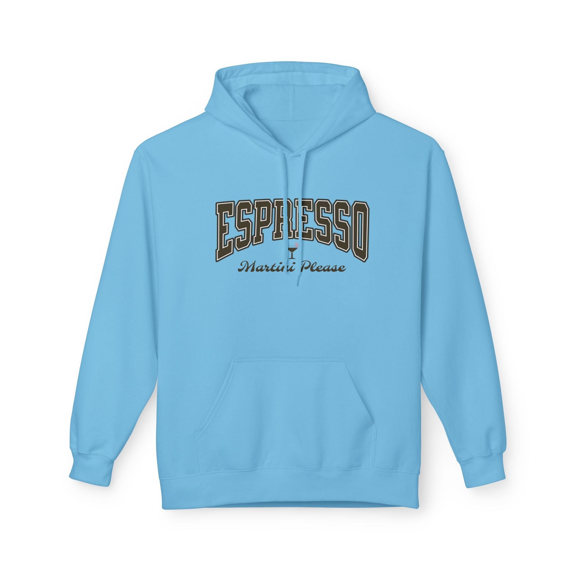Espresso Martini Hoodie Design, Cute Bow, Martini Glass Printify Hoodie Nordic Seoul Designs LLC