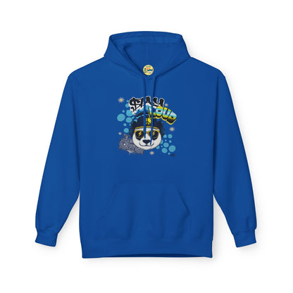 Stay Loud Panda Hoodie-Graphic Streetwear Printify Hoodie Nordic Seoul Designs LLC