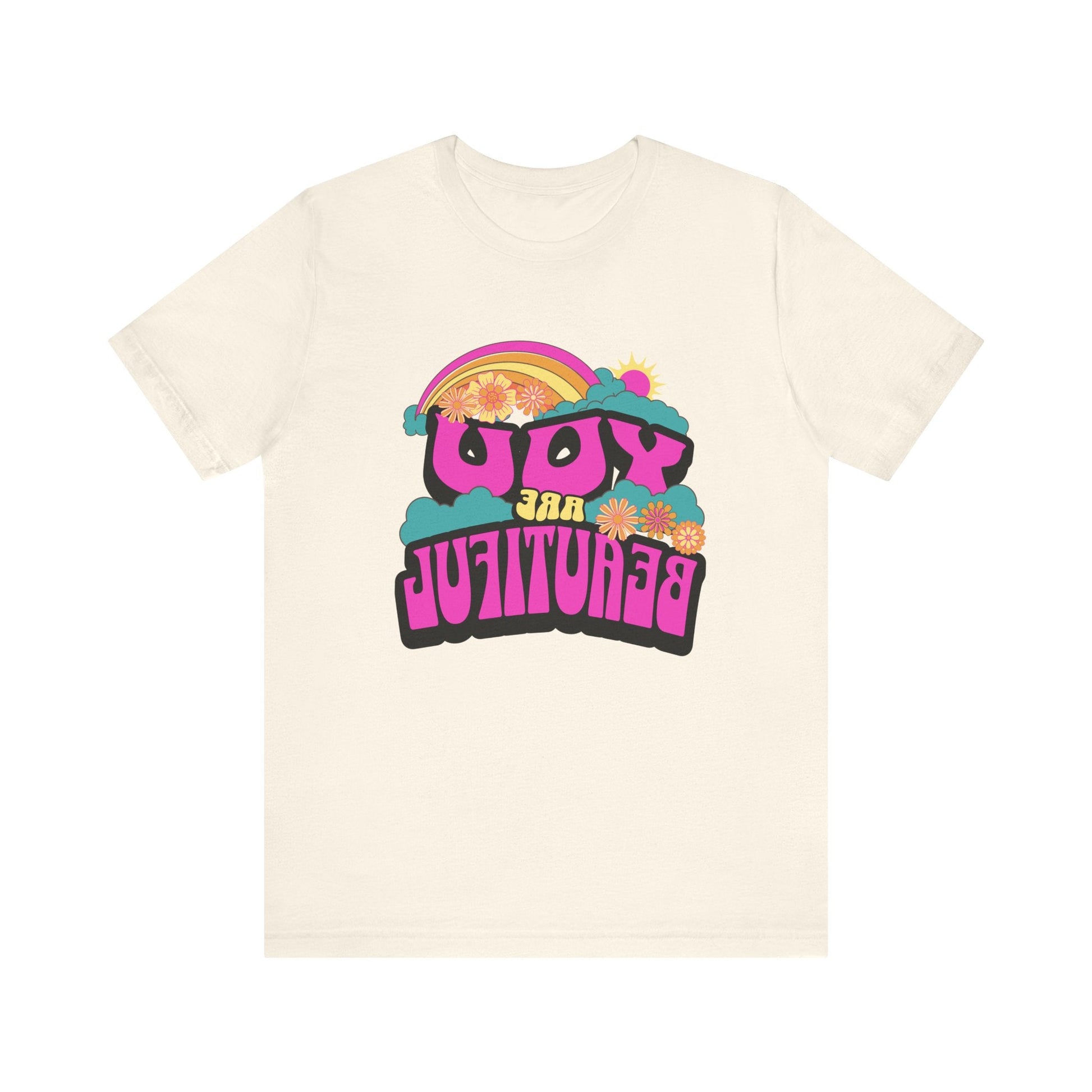 Mirror Image Unisex T-shirt,  You Are Beautiful Tee, Inspirational Printify T-Shirt Nordic Seoul Designs LLC