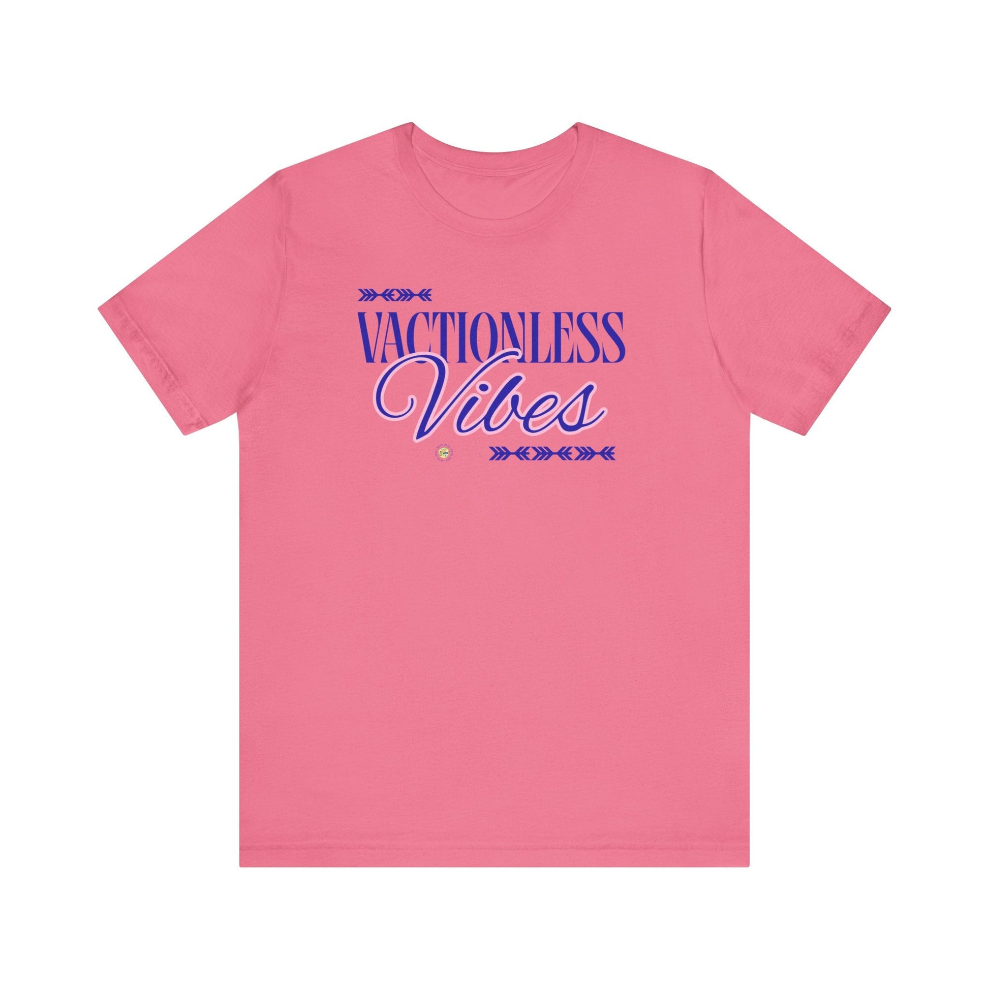 Vacationless Vibes T-Shirt – Funny Graphic Tee, Casual Unisex Travel-Inspired Shirt Printify T-Shirt Nordic Seoul Designs LLC