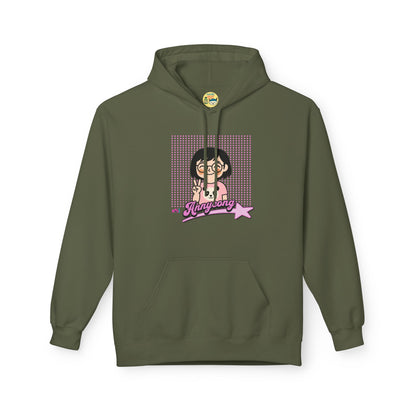 Korean Character Hoodie – Annyeong Graphic Sweatshirt, Kawaii Korean Style Pullover