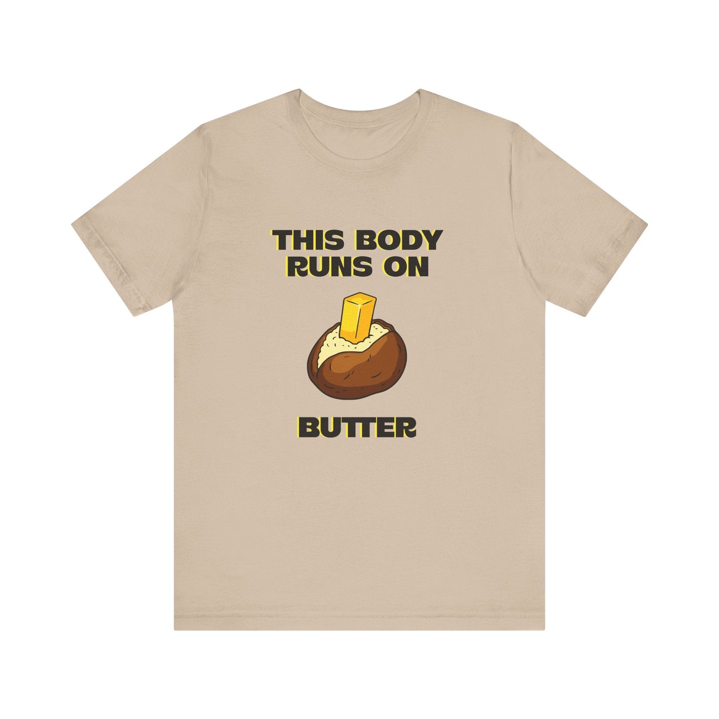 Butter Lover Tee - Unisex Shirt, Funny Foodie Gift Printify T-Shirt Nordic Seoul Designs LLC Nordic Seoul Designs LLC