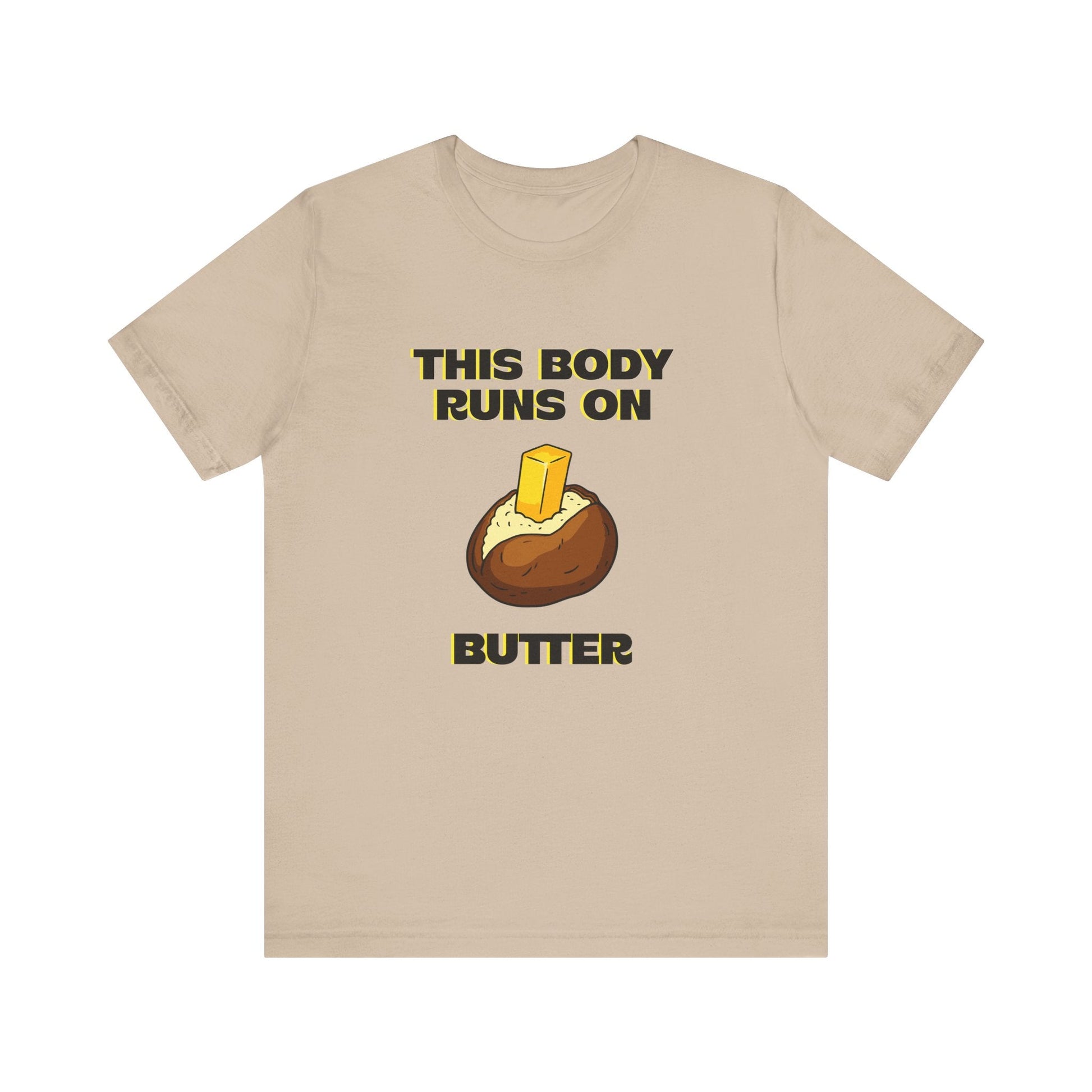 Butter Lover Tee - Unisex Shirt, Funny Foodie Gift Printify T-Shirt Nordic Seoul Designs LLC Nordic Seoul Designs LLC