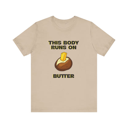 Butter Lover Tee - Unisex Shirt, Funny Foodie Gift Printify T-Shirt Nordic Seoul Designs LLC Nordic Seoul Designs LLC