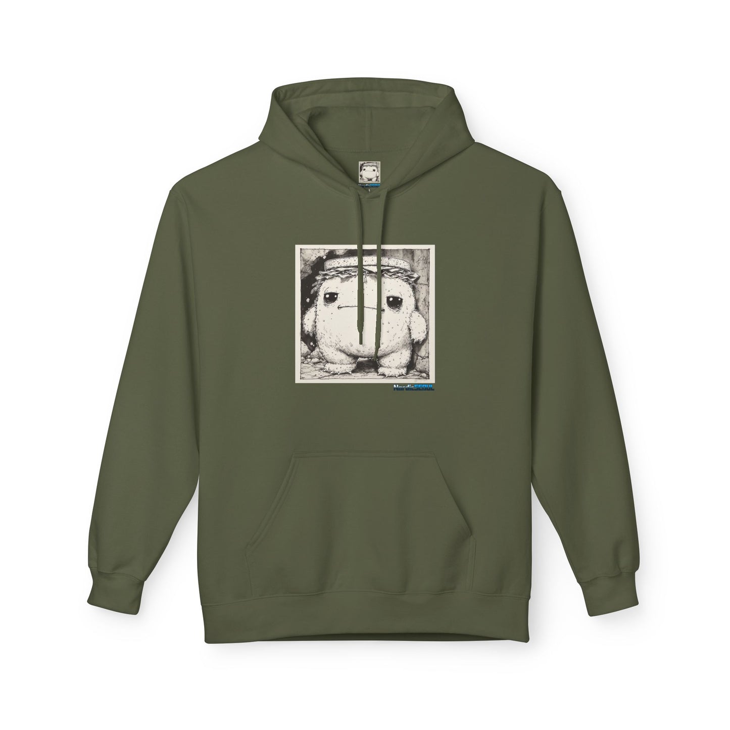 Cozy Creature Fleece Hoodie - Cute, Comfortable, Unisex Sweatshirt - Perfect for Fall, Winter, Gift for Friends, Art Lover Apparel, [...]
