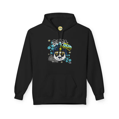 Stay Loud Panda Hoodie-Graphic Streetwear Printify Hoodie Nordic Seoul Designs LLC