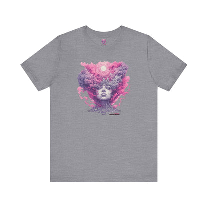Dreamy Cosmic Graphic Tee - Unisex Tee, Festival Fashion, Bohemian Style, Unique Art Shirt, Gift for Space Lovers