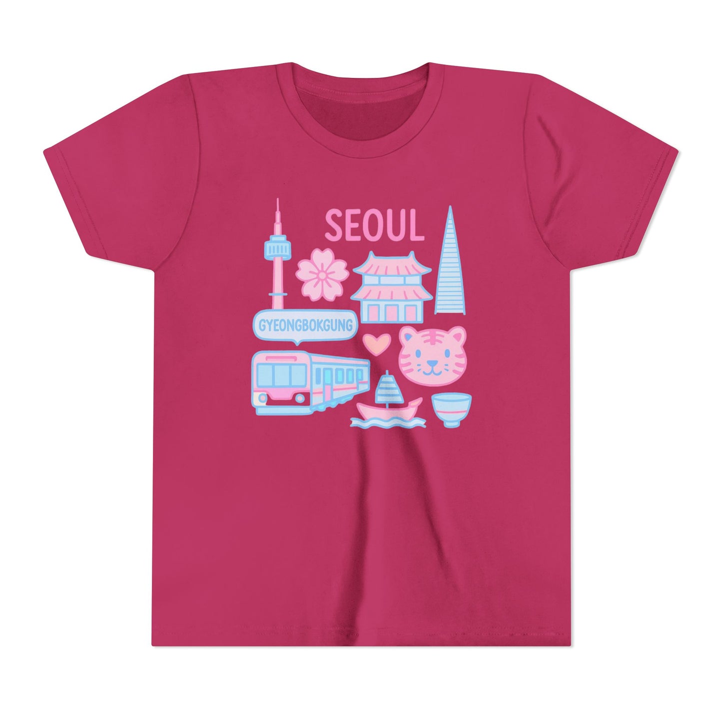 Youth Tee Seoul Korean Travel Shirt