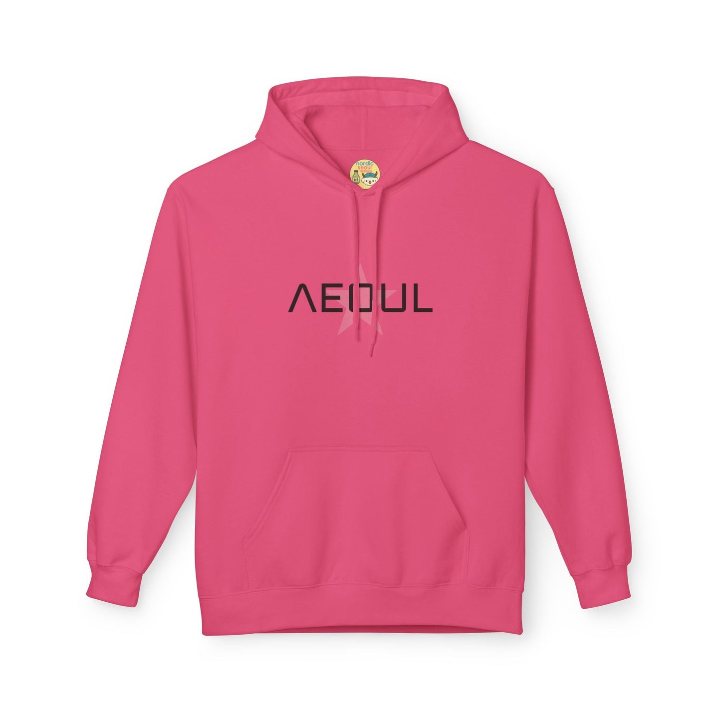 Seoul Star graphic Hoodie for Comfort & Style | Unisex Pullover, Gift for Teens, Casual Wear, Cozy Streetwear, Perfect for Everyday Printify Hoodie Nordic Seoul Designs LLC