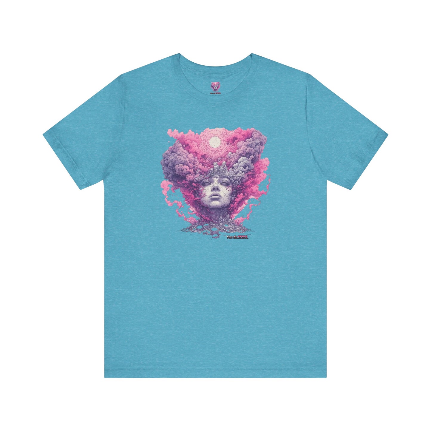 Dreamy Cosmic Graphic Tee - Unisex Tee, Festival Fashion, Bohemian Style, Unique Art Shirt, Gift for Space Lovers