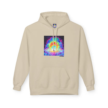 Colorful Cosmic Hoodie | Unisex Fleece Pullover Sweatshirt, Psychedelic Art, Cozy Comfort Printify Hoodie Nordic Seoul Designs LLC