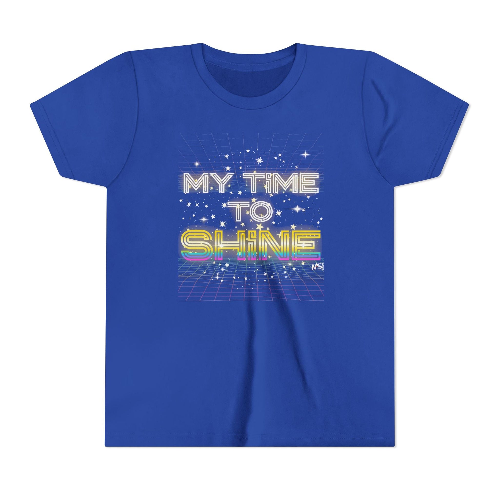 Youth My Time to Shine T-shirt, Inspirational Unisex Tee Printify Kids clothes Nordic Seoul Designs LLC