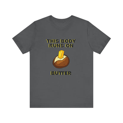 Butter Lover Tee - Unisex Shirt, Funny Foodie Gift Printify T-Shirt Nordic Seoul Designs LLC