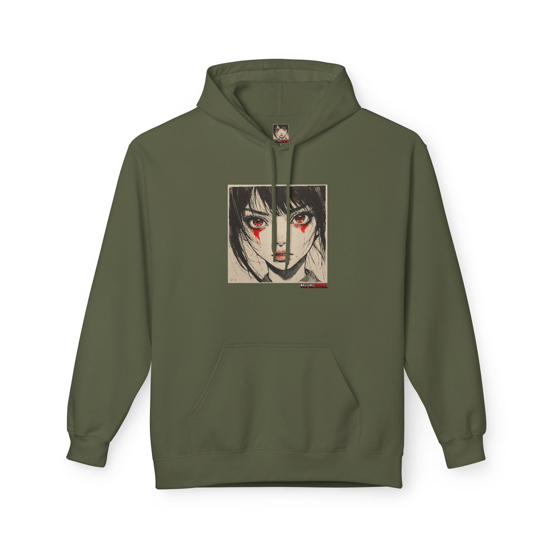 Ninja Girl Graphic Hoodie Printify Hoodie Nordic Seoul Designs LLC