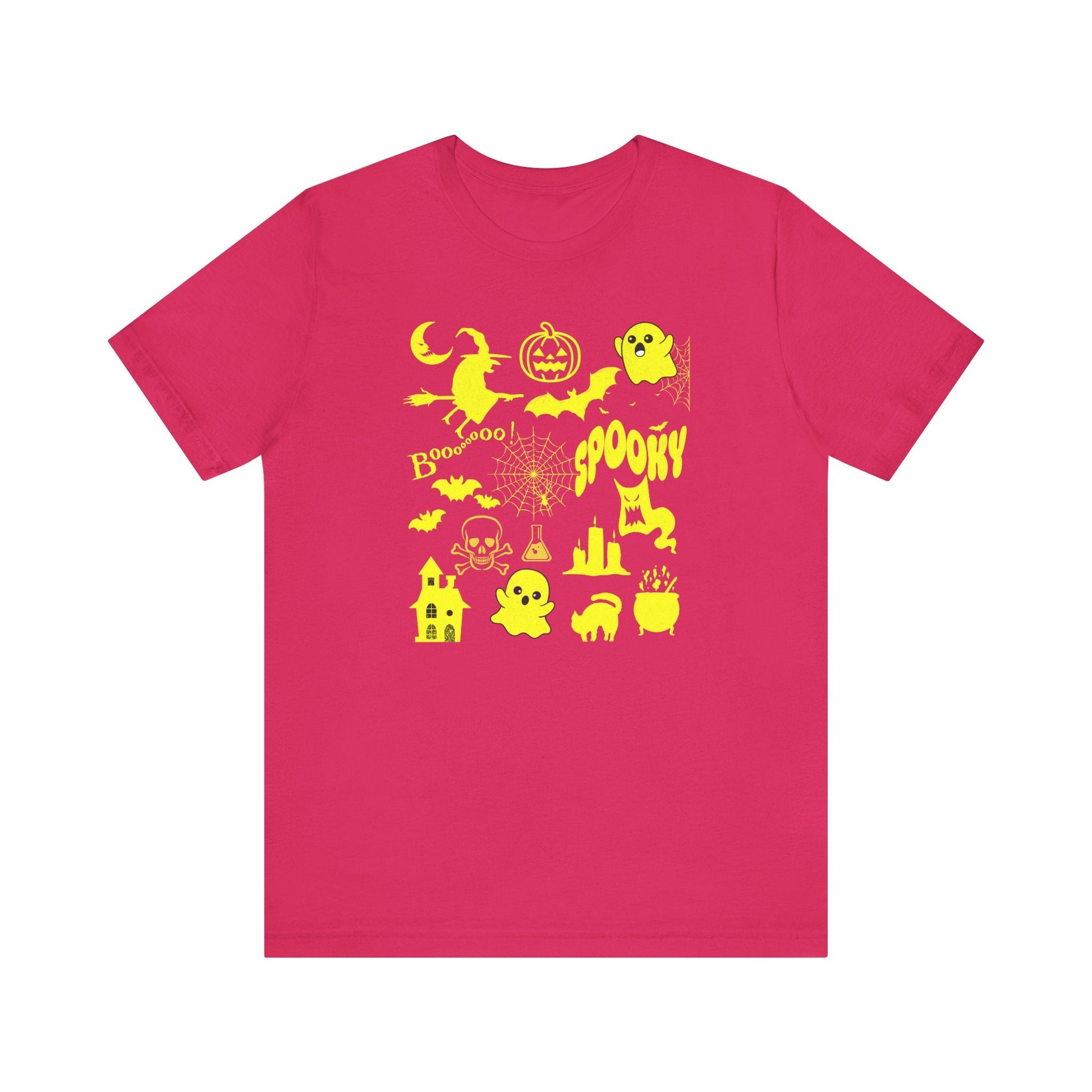 Halloween Collage Unisex T-Shirt, Spooky, Graphic Tee Printify T-Shirt Nordic Seoul Designs LLC