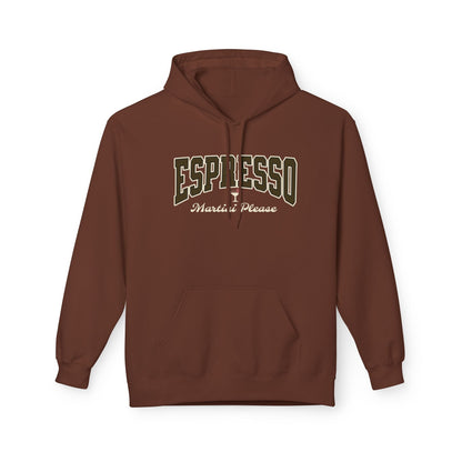 Espresso Martini Hoodie Design, Cute Bow, Martini Glass Printify Hoodie Nordic Seoul Designs LLC