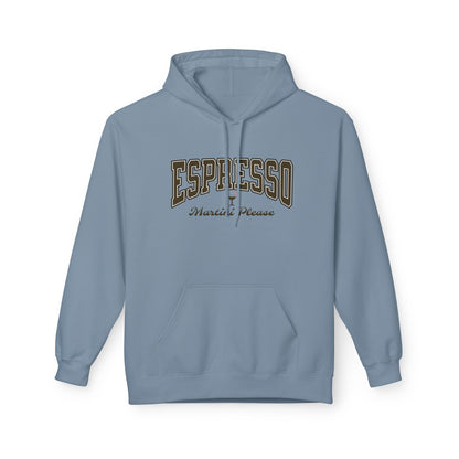 Espresso Martini Hoodie Design, Cute Bow, Martini Glass Printify Hoodie Nordic Seoul Designs LLC