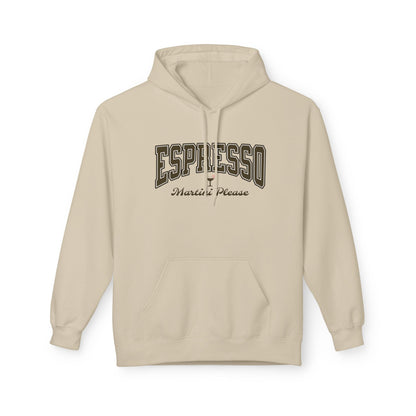 Espresso Martini Hoodie Design, Cute Bow, Martini Glass Printify Hoodie Nordic Seoul Designs LLC