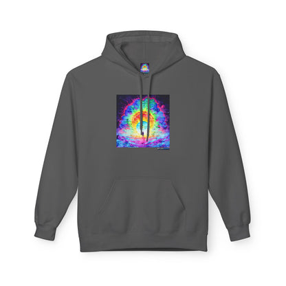Colorful Cosmic Hoodie | Unisex Fleece Pullover Sweatshirt, Psychedelic Art, Cozy Comfort Printify Hoodie Nordic Seoul Designs LLC