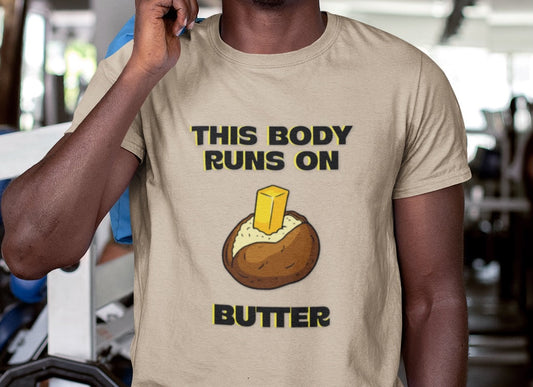Butter Lover Tee - Unisex Shirt, Funny Foodie Gift Printify T-Shirt Nordic Seoul Designs LLC Nordic Seoul Designs LLC