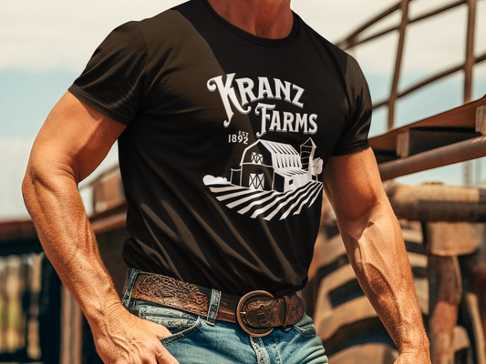Personalized Vintage Farm Graphic T-Shirt – Custom Unisex Farming Tee, Perfect Gift for Farmers Printify T-Shirt Nordic Seoul Designs LLC