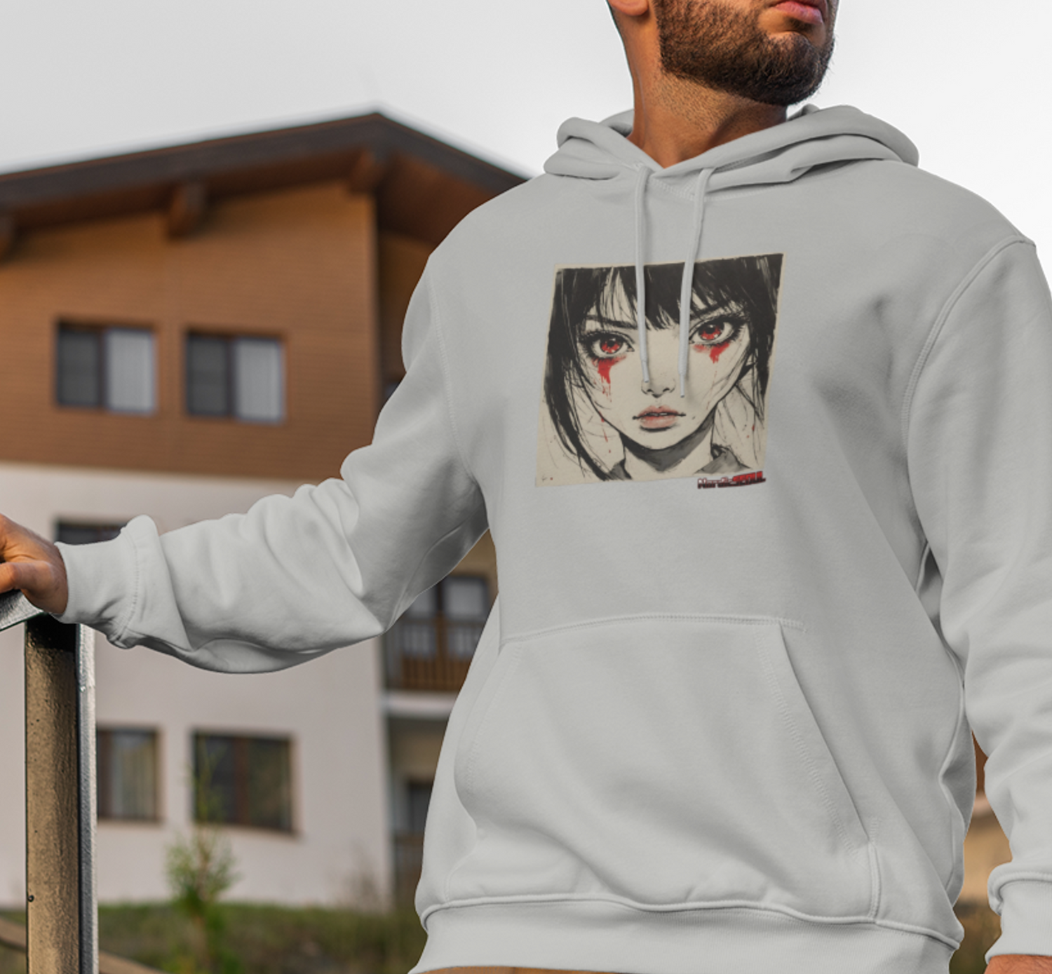 Ninja Girl Graphic Hoodie Printify Hoodie Nordic Seoul Designs LLC