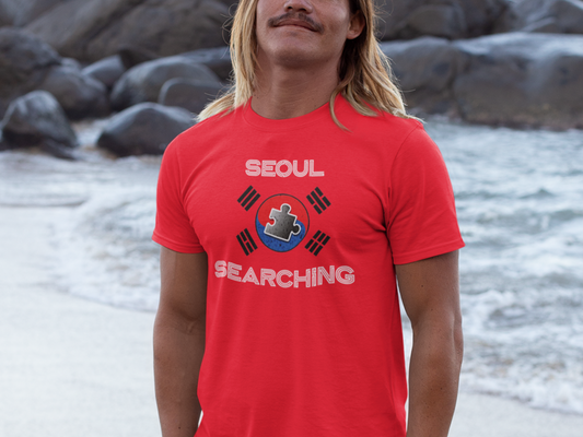 Seoul Searching Unisex T-Shirt -Korean adoptee Printify T-Shirt Nordic Seoul Designs LLC