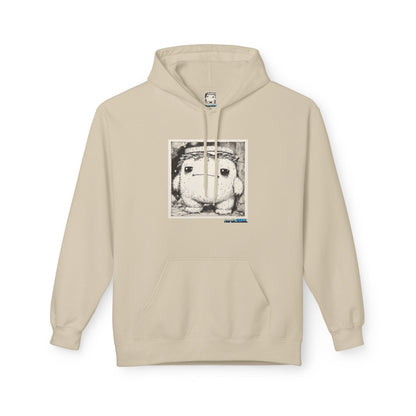 Cozy Creature Fleece Hoodie - Cute, Comfortable, Unisex Sweatshirt - Perfect for Fall, Winter, Gift for Friends, Art Lover Apparel, [...]