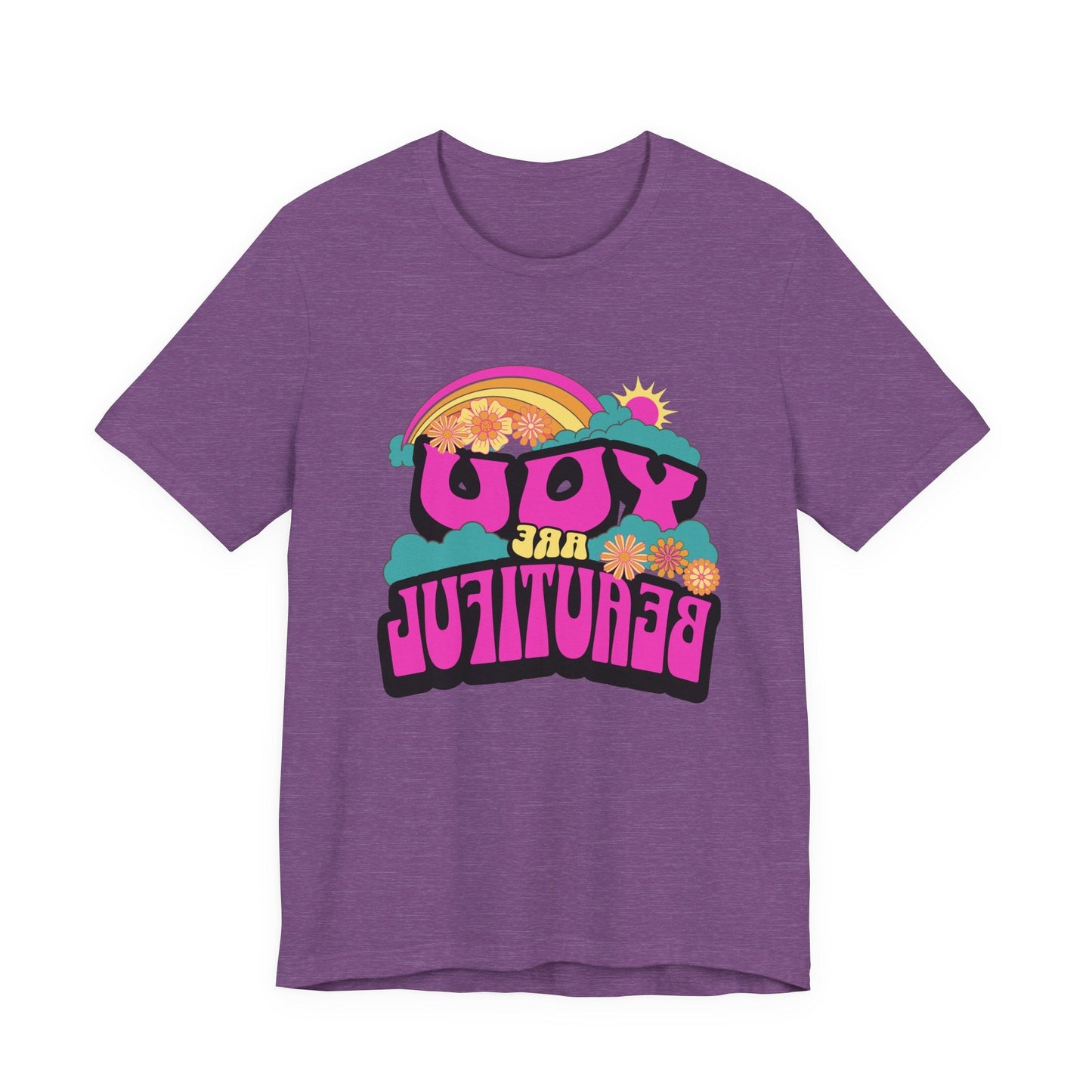Mirror Image Unisex T-shirt,  You Are Beautiful Tee, Inspirational Printify T-Shirt Nordic Seoul Designs LLC