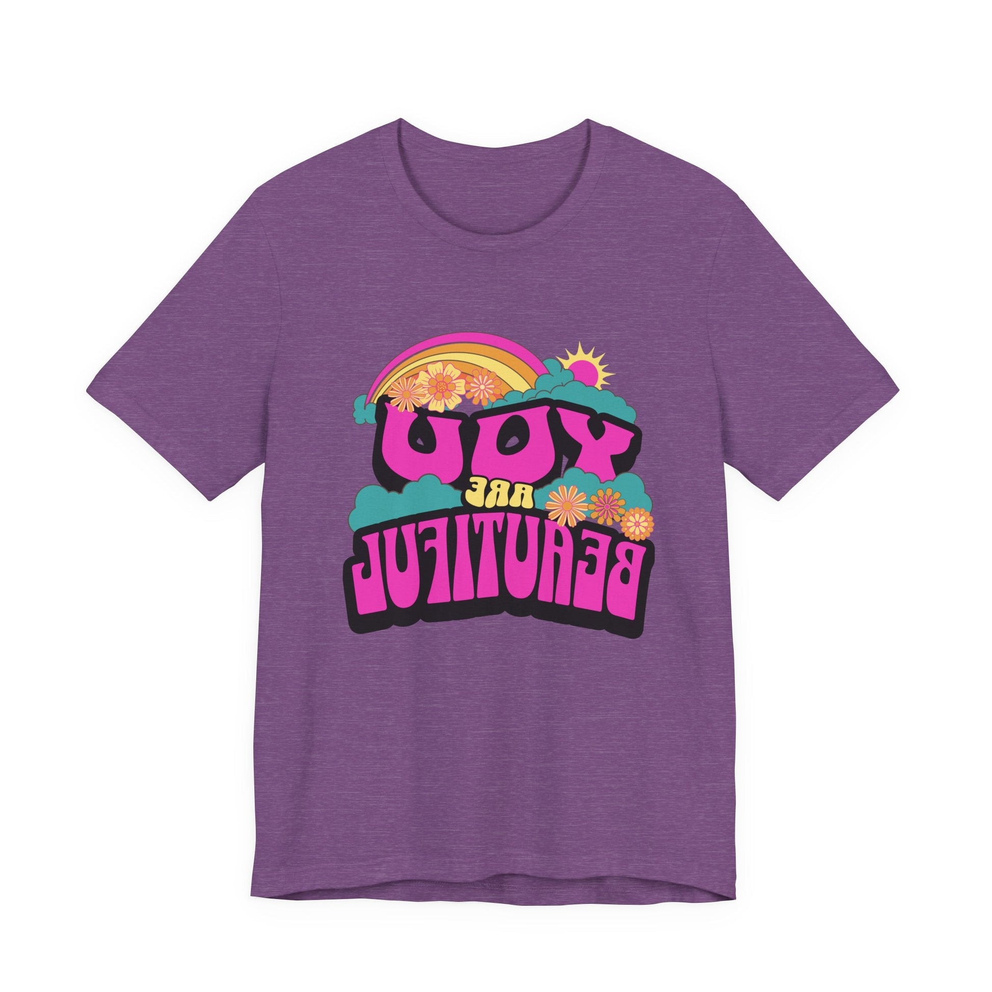 Mirror Image Unisex T-shirt,  You Are Beautiful Tee, Inspirational Printify T-Shirt Nordic Seoul Designs LLC