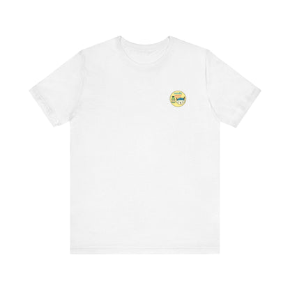 Short Sleeve Signature Logo T-Shirt-Nordic Seoul Designs, Featuring Soju Bottle and Viking Puppy Printify T-Shirt Nordic Seoul Designs LLC