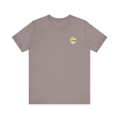 Short Sleeve Signature Logo T-Shirt-Nordic Seoul Designs, Featuring Soju Bottle and Viking Puppy Printify T-Shirt Nordic Seoul Designs LLC