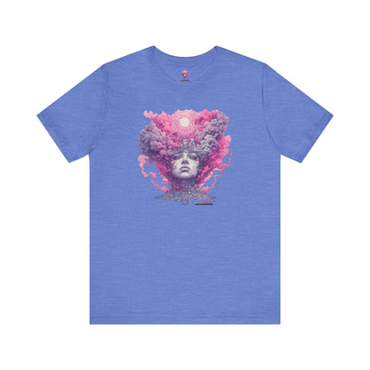 Dreamy Cosmic Graphic Tee - Unisex Tee, Festival Fashion, Bohemian Style, Unique Art Shirt, Gift for Space Lovers