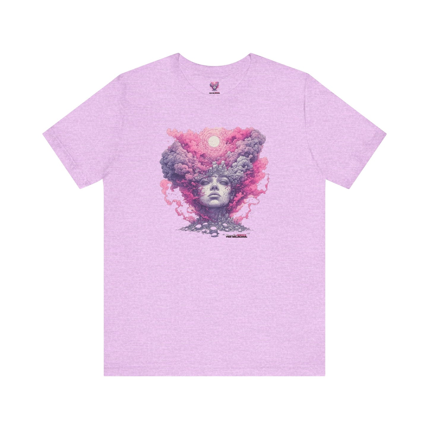 Dreamy Cosmic Graphic Tee - Unisex Tee, Festival Fashion, Bohemian Style, Unique Art Shirt, Gift for Space Lovers