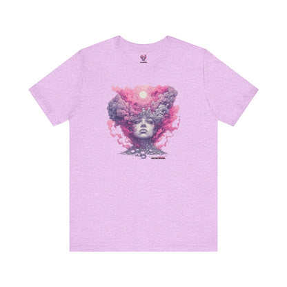 Dreamy Cosmic Graphic Tee - Unisex Tee, Festival Fashion, Bohemian Style, Unique Art Shirt, Gift for Space Lovers