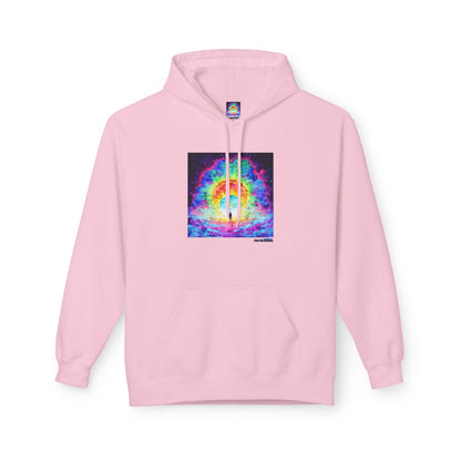 Colorful Cosmic Hoodie | Unisex Fleece Pullover Sweatshirt, Psychedelic Art, Cozy Comfort Printify Hoodie Nordic Seoul Designs LLC