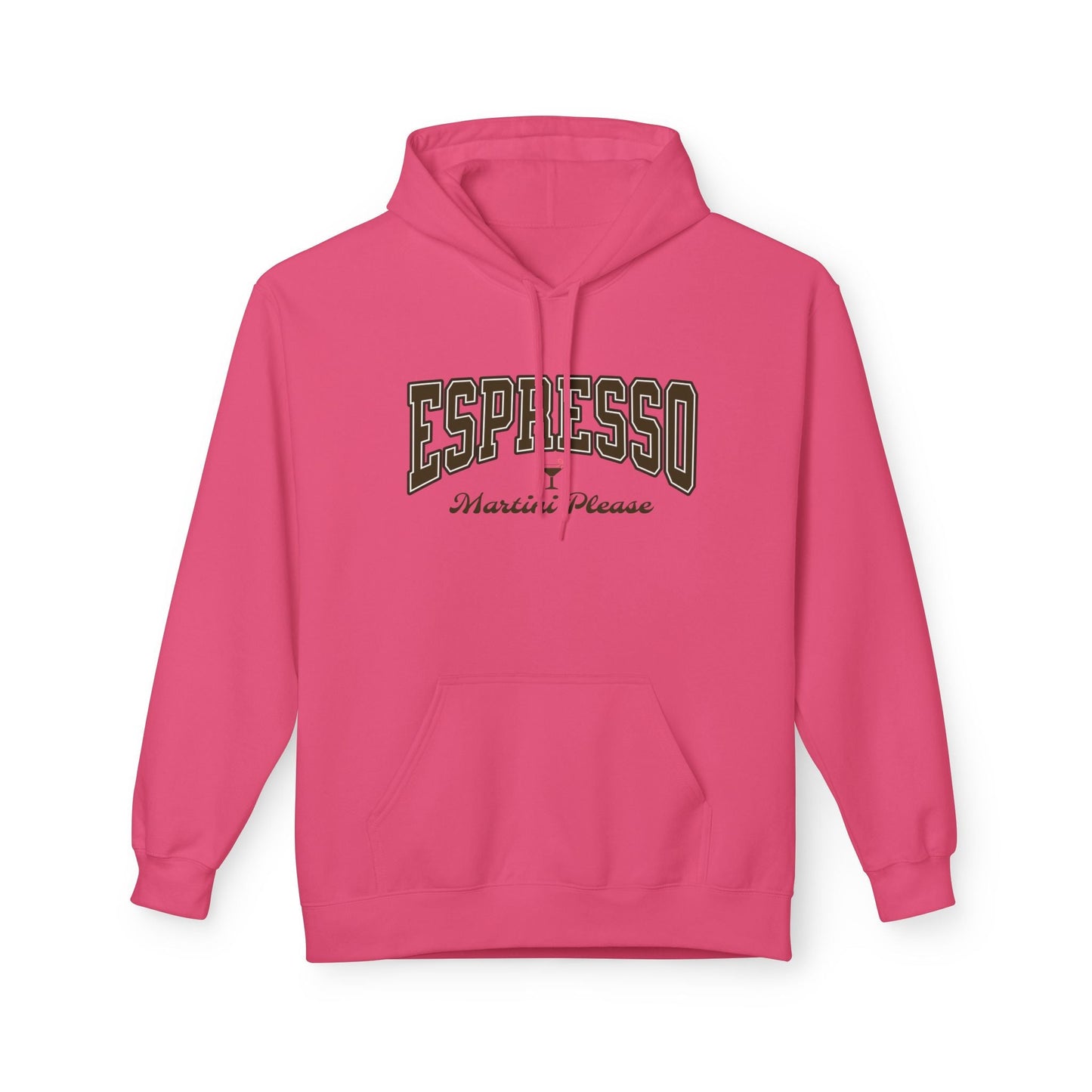 Espresso Martini Hoodie Design, Cute Bow, Martini Glass Printify Hoodie Nordic Seoul Designs LLC