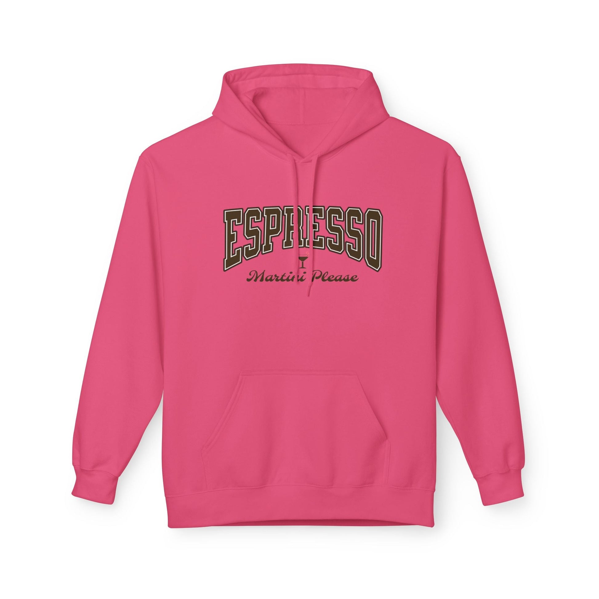 Espresso Martini Hoodie Design, Cute Bow, Martini Glass Printify Hoodie Nordic Seoul Designs LLC
