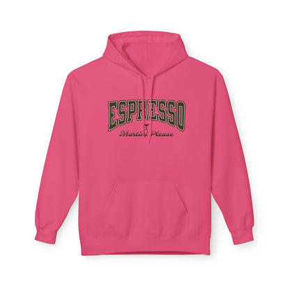 Espresso Martini Hoodie Design, Cute Bow, Martini Glass Printify Hoodie Nordic Seoul Designs LLC