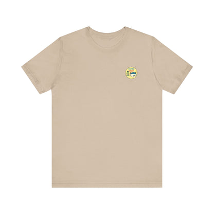 Short Sleeve Signature Logo T-Shirt-Nordic Seoul Designs, Featuring Soju Bottle and Viking Puppy Printify T-Shirt Nordic Seoul Designs LLC